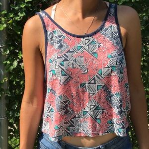 Tribal print tank top